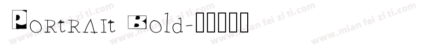 Portrait Bold字体转换